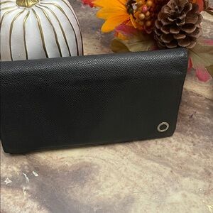 Bulgari Black Leather Key Holder